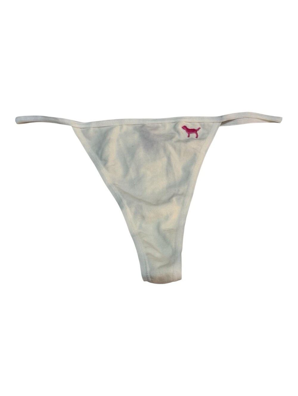 Victoria’s Secret PINK Vintage Y2K String Thong White Size Large 2006